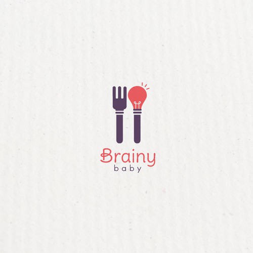 コンペ「Logo needed for Brainy Baby: Food to Enhance A Baby's Brain!」のデザイン by MelodyDesign_さん 