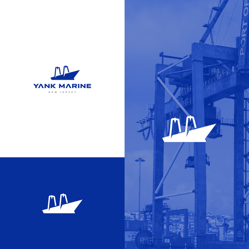 Design a powerful brand identity for an industrial shipyard. Design by Design Nation™