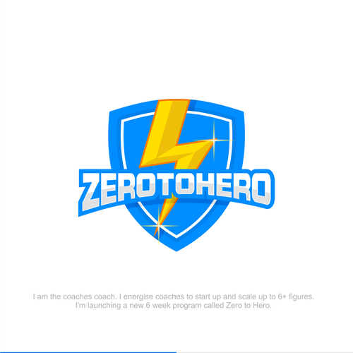 Design A Powerful Hero Logo For My Zero To Hero Program Logo Design Contest 99designs