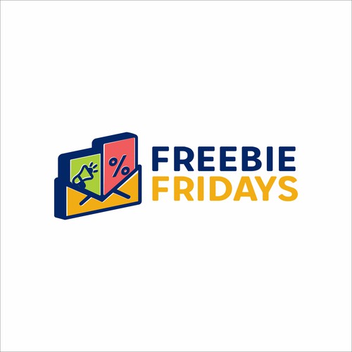 Design Freebie Fridays - Fun Modern Logo that grabs attention! :) di HaileyP. Art Gallery