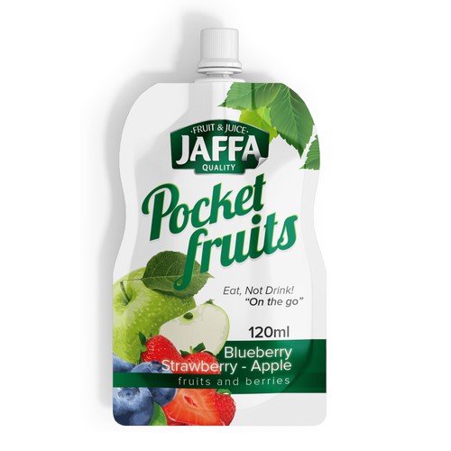 syakuroさんのDevelop Concept Design for Jaffa "Fruit in Pocket" adults’ fruit and berry pureeデザイン