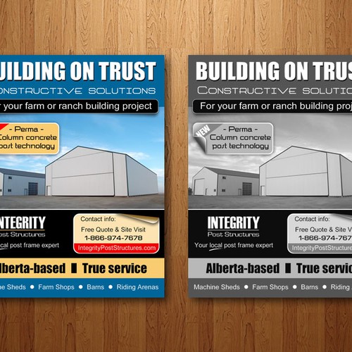 Designs | Print ad design for Integrity Post Structures | Other Graphic ...