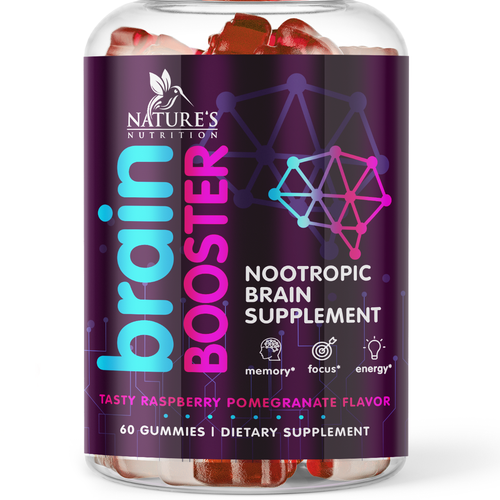 Brain Booster Supplement Design Needed for Nature's Nutrition Design by EffieK