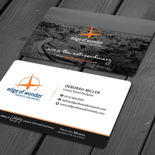 Create a card that exudes the awesomeness of luxury adventure travel Design by deviserpark