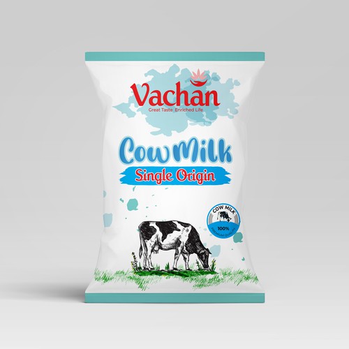 Vachan Cow Milk Design by Mamun's_Creation