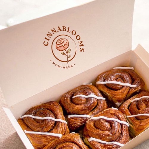"CinnaBlooms" a modern Cinnamon Roll shop Design by Cheniwa