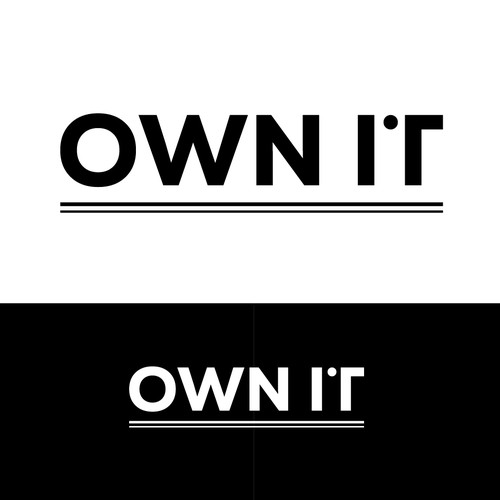 Edgy logo design for OWN IT Design by *Auden.Design*