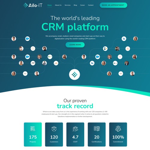 Web page design contest entry by FuturisticBug
