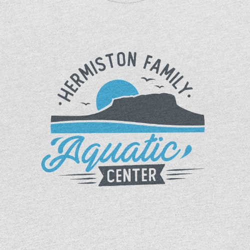 Aquatic Center needs an exciting T-Shirt design! Design by Rockrose ☮