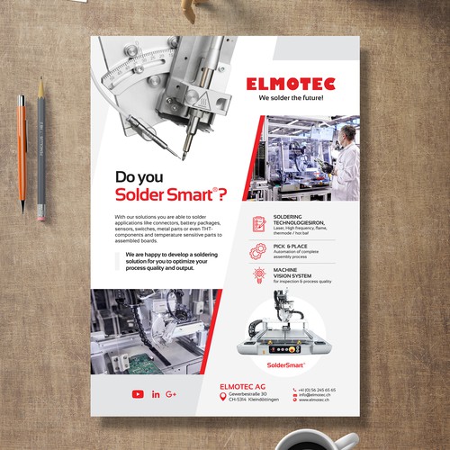 New one page advert - for robot Design by STMRM