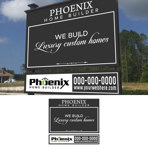 Home Sign DESIGN EXPERTS NEEDED:Custom Home Builder Needs a Stunning ...