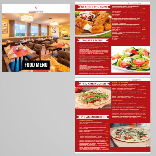 Menu contest entry by zaineb A