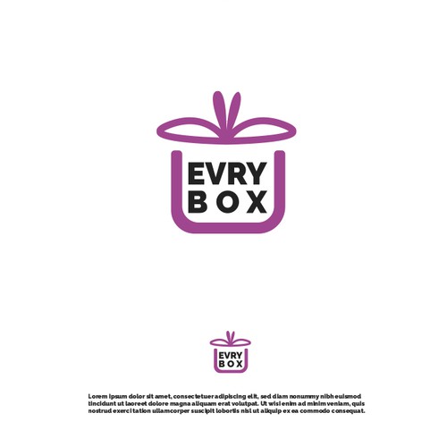 Subscription box logo for shipping and brand recognition Design by allodesign