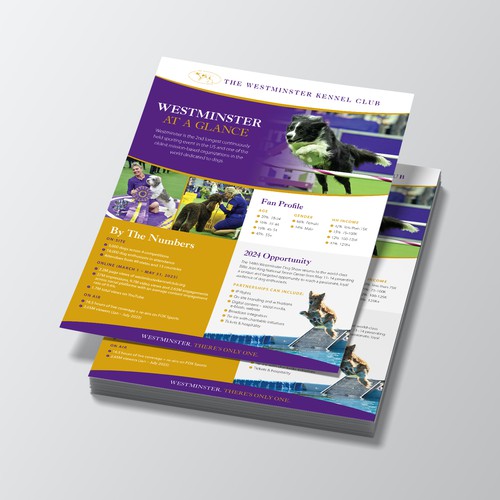 Design a Highlight Sheet for the iconic Westminster Kennel Club Dog Show! Design by Jordon