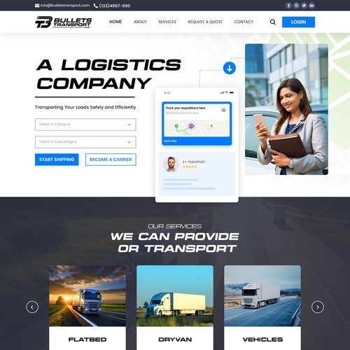 Landing page design contest entry by Webwooter™