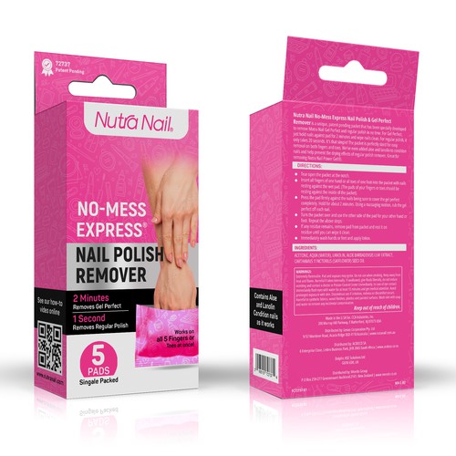 Nutra Nail Gel Remover Design by Rajith Shantha