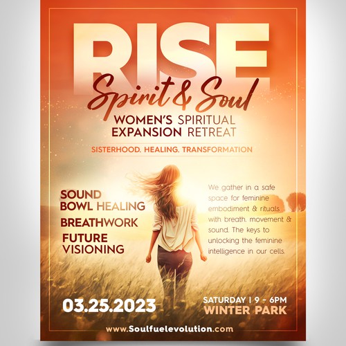 Spiritual Retreat Flyer Design by Joabe Alves