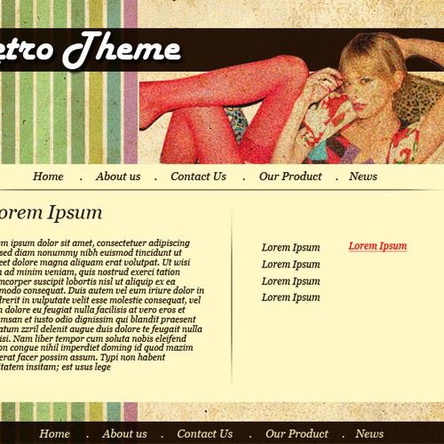1-3 Page Website Template Design von DUPP+