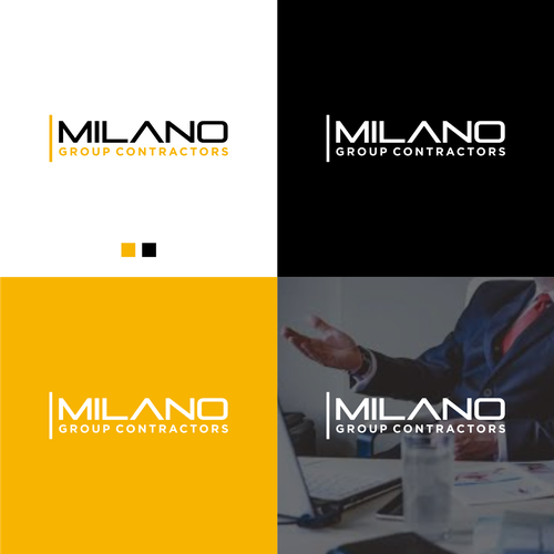 Milano Group logo refresh/modification Design by brightshine