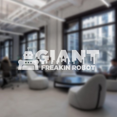 Minimalist, Classy Giant Robot Logo Wanted-ontwerp door TJCD