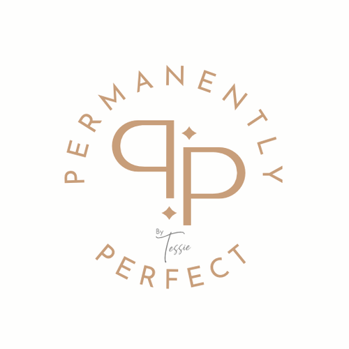 Modern and Clean Permanent Makeup Logo making my brand stand out and be easily identifiable. Design by Besign studio