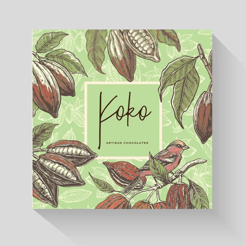 Design a folding chocolate box Design by ve_sta