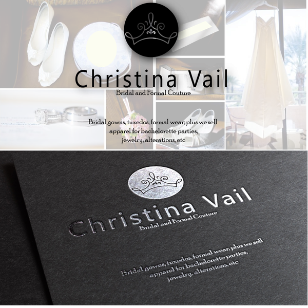  New Bridal and Formal wear store needs cool logo package