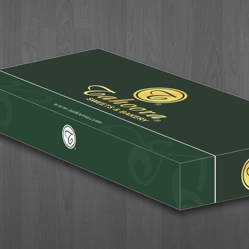 Help Tahoora Sweets & Bakery design their packaging boxes Réalisé par Velvedy Designs