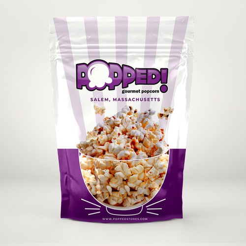 Lets make a POPPIN' popcorn bag design! Design by SamArt❄️