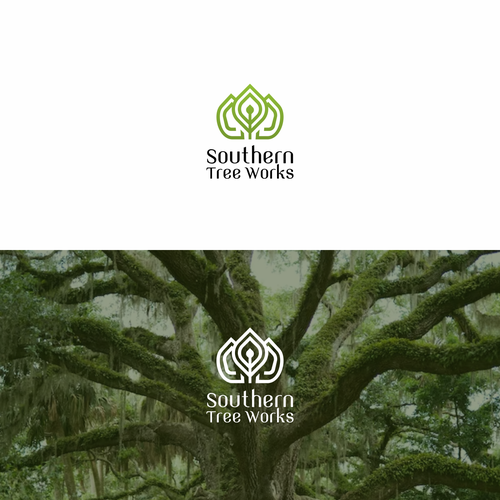 sleek and professional logo for a tree business Design by : : Nens : :