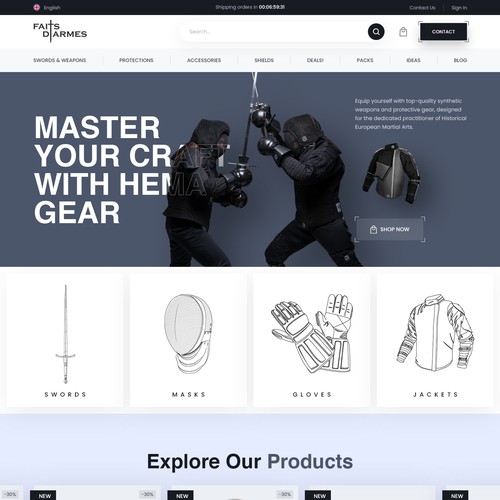 Web page design contest entry by MercClass