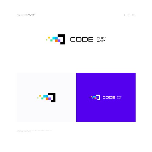tech-inspired logo for software agency Design by FF3 ˢᵗᵘᵈⁱᵒ