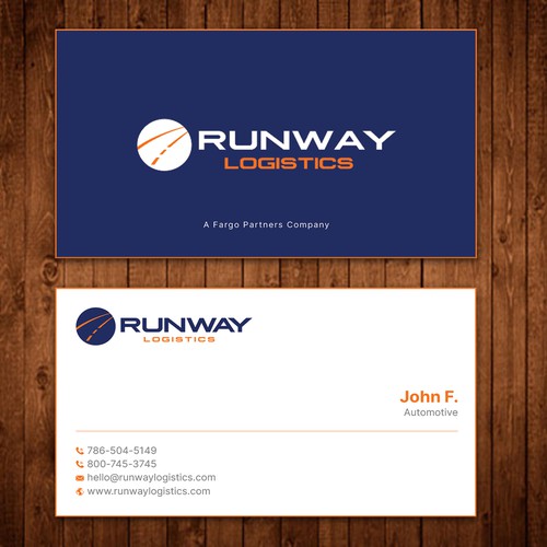 Design di Runway Logistics Business Card di ™SF_Design™
