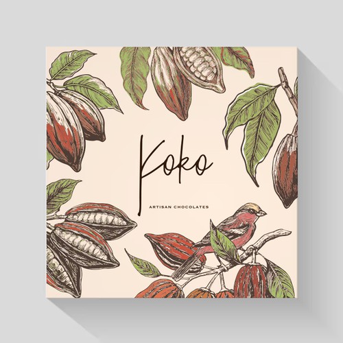 Design a folding chocolate box Design by ve_sta