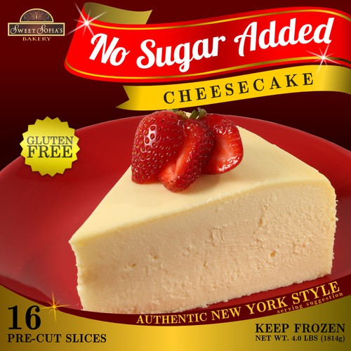 Diseño de Gourmet Cheesecake Package Design (No Sugar Added)
 de syakuro