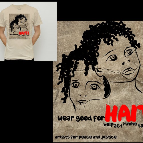 Wear Good for Haiti Tshirt Contest: 4x $300 & Yudu Screenprinter Réalisé par janisart