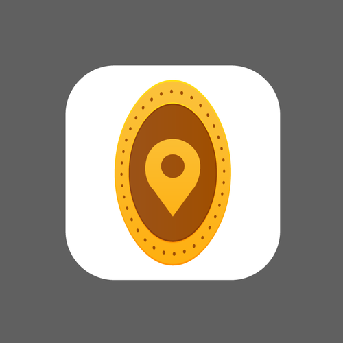 Modern iOS app - pressed penny locator app designed for coin collectors Design by MAM2