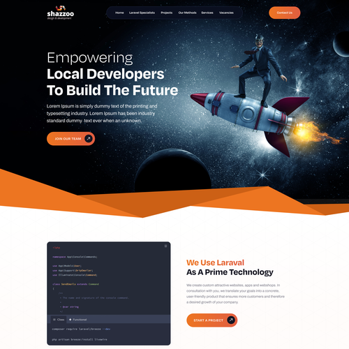 New website for software development company Design by Iconic Graphics
