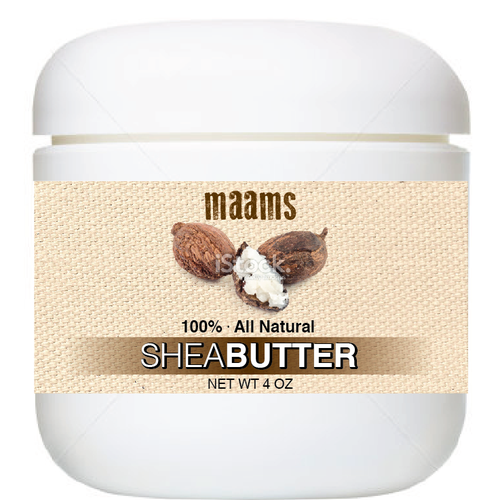 Packaging label for a 100% Natural Shea Butter company | Product label