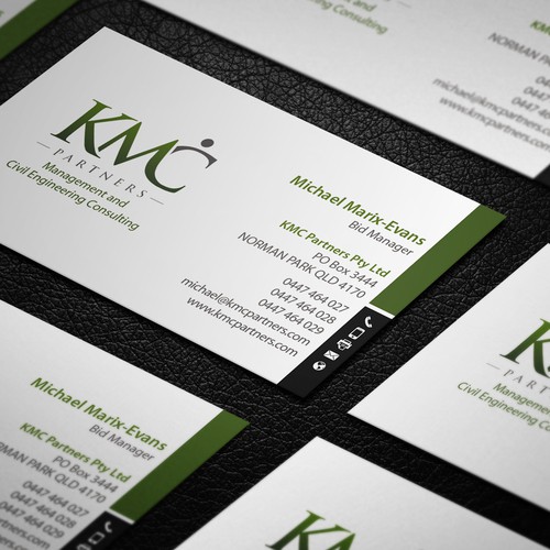 KMC Partners Business Card Design Design réalisé par AYG design