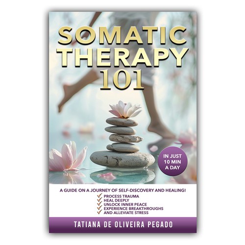 Beautiful & powerful book cover with a lotus flower design Design by GloriaSánchezArtist