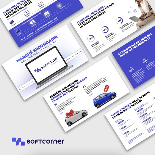 Modern Slide deck Design by NuraMakaronina