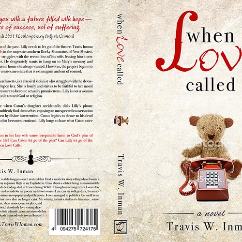 Create a Winning Front-and-Back Book Cover for WHEN LOVE CALLED Design by Nellista