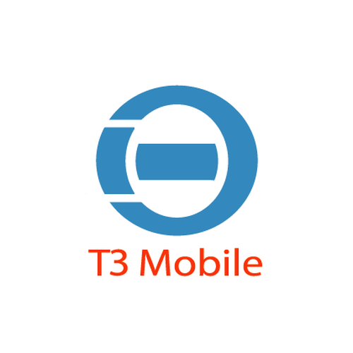 RRar'tさんのT3 - Logo for Mobile Phone Companyデザイン