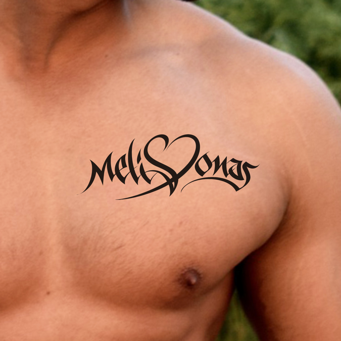 Tattoo Design Chest Name - Tatto Pictures