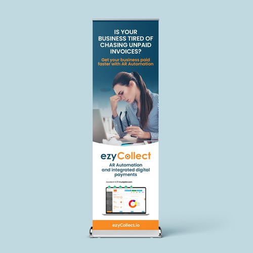 B2B Saas Pull Up Banner for Trade Show Design von magnificent 7&co