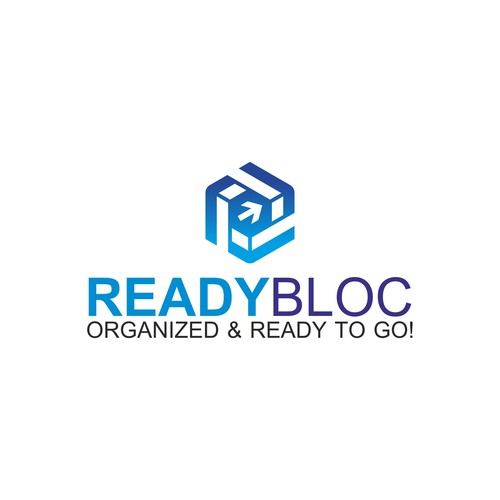 A "block" logo that is "ready" to go at the shot of the starters gun! Design by dhonivenkat