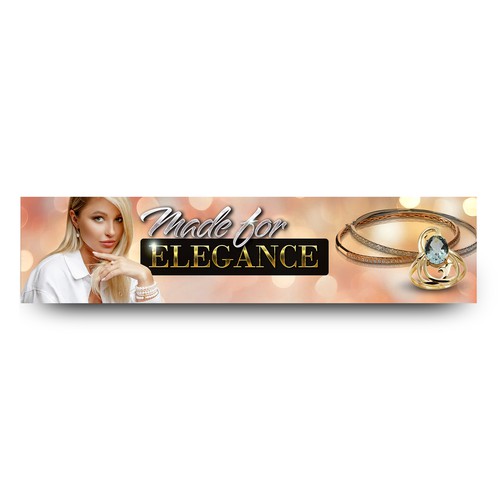 Design an exciting, vibrant Jewellery Banner! Design by Underrated Genius