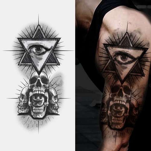 illuminati tattoo sleeve