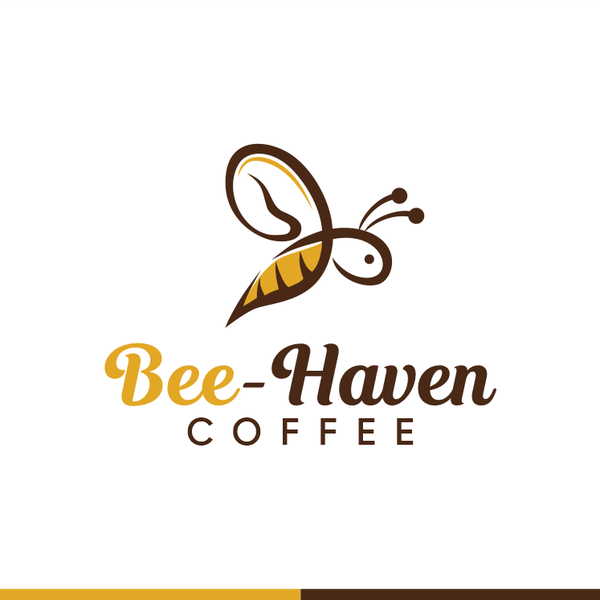 logo concept for Bee Haven coffee